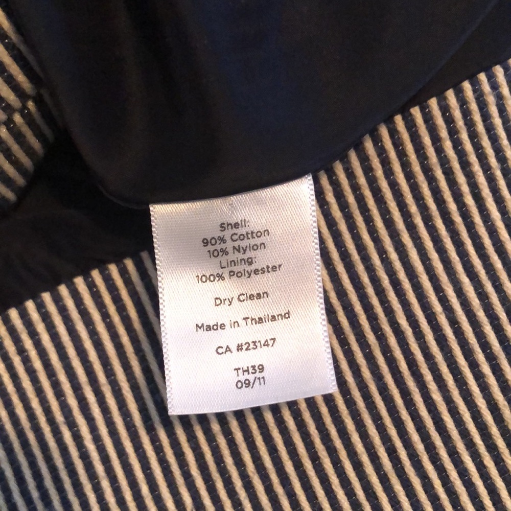 Talbots Navy Pinstripe Jacket Blazer - Picture 11 of 13